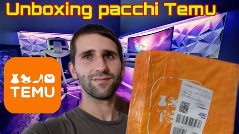 Unboxing Pacchi Di TEMU YouTube