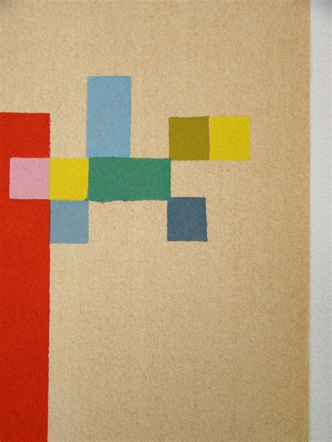 Sophie Taeuber Arp After Composition Verticale Horizontale Sur Fond