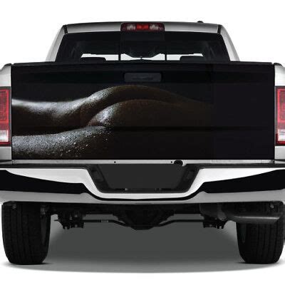 Nude Woman Butt Buns Sexy Graphic Rear Tailgate Vinyl Decal Truck