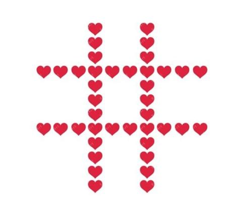 Tic Tac Toe Heart SVG PNG PDF Tic Tac Toe Grid Svg Valentines Day