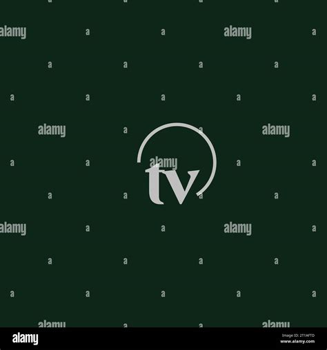 TV initials logo monogram design ideas Stock Vector Image & Art - Alamy