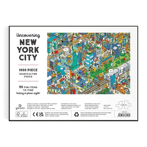 Uncovering New York City Search and Find - Scratch and Dent - 1000