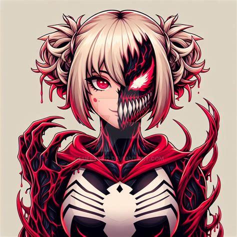 A Carnage Infected Himiko Toga By Luffy8912 On Deviantart