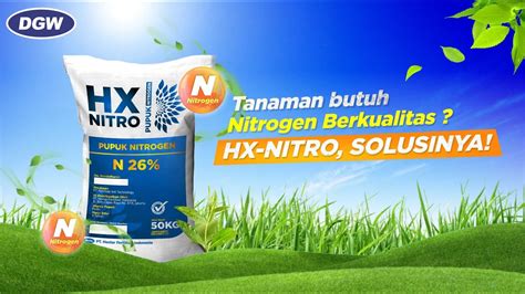 Baru Pupuk Tunggal Nitrogen Hx Nitro Youtube