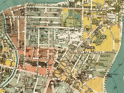 Saint Petersburg Petrograd Old City Map by The1900MapCollection