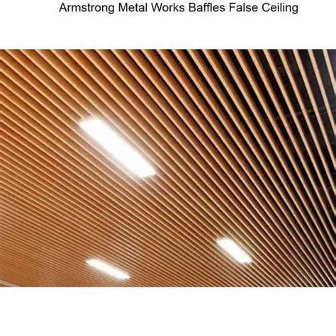 Baffle Ceilings Armstrong Metal Works Baffles False Ceiling Wholesale Trader From New Delhi