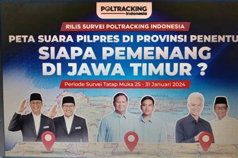 Survei Poltracking Elektabilitas Prabowo Gibran Di Jatim Capai 60 1