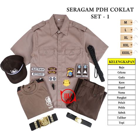 Review Tentang BAJU SERAGAM PDH SECURITY SATPAM BARU TERBARU MURAH