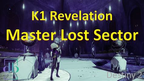 Destiny Master Lost Sector K Revelation Exotic Head Armor Youtube