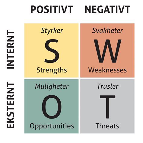 Swot Analyse Distriktssenteret