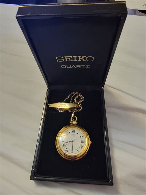 Rare Vintage Seiko 7N42 0A19 Gold Plated Quartz Men S Etsy