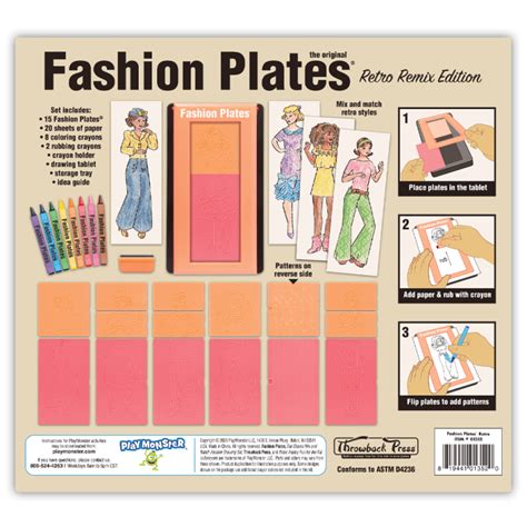 Fashion Plates® Retro Remix Kit Playmonster