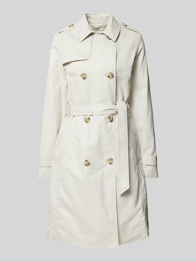 S Oliver Red Label Trenchcoat Mit Bindeg Rtel Offwhite Online Kaufen