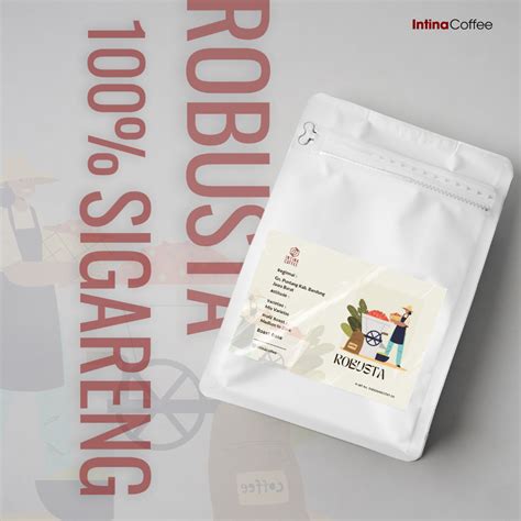 Jual Kopi Biji Bubuk Robusta 100 Gram 100 Robusta Sigareng Puntang