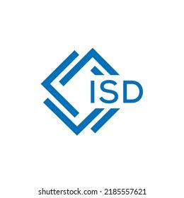 Isd Letter Logo Design On White Stock Vector (Royalty Free) 2185557621 ...