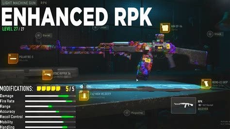 NEW 1 RPK CLASS In In MW2 Best RPK Build Tuning YouTube