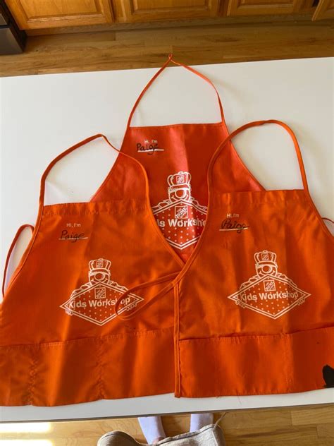 Home Depot Kids Workshop Pins And Aprons Ebay