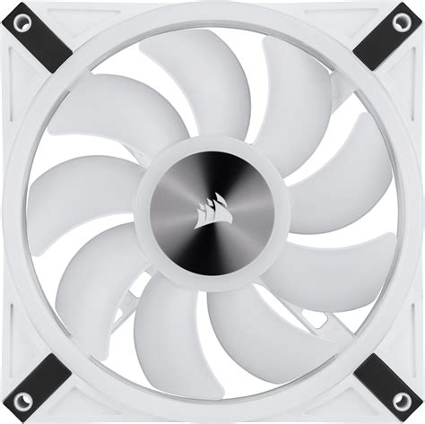 Corsair Icue Ql Rgb Mm Pwm Dual White Fan Kit With Lighting Node Core