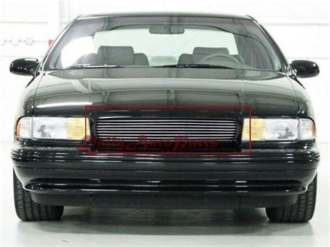 Fits 1994 1996 Chevy Impala Ss Main Upper Aluminum Billet Grille Grills