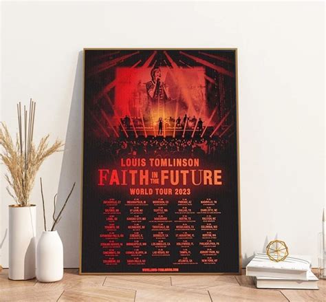 World Tour 2023 North America Louis Tomlinson Poster, Faith In The ...