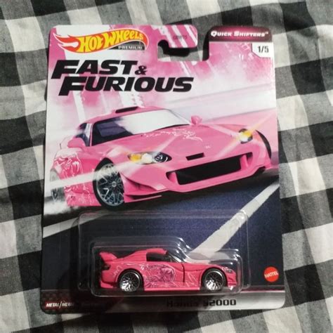 Hot Wheels Premium Fast And Furious Honda S Suki Pink Shopee Malaysia