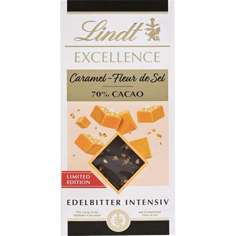 LINDT Excellence gorzka 70 kakao słony karmel Limitowana 100g