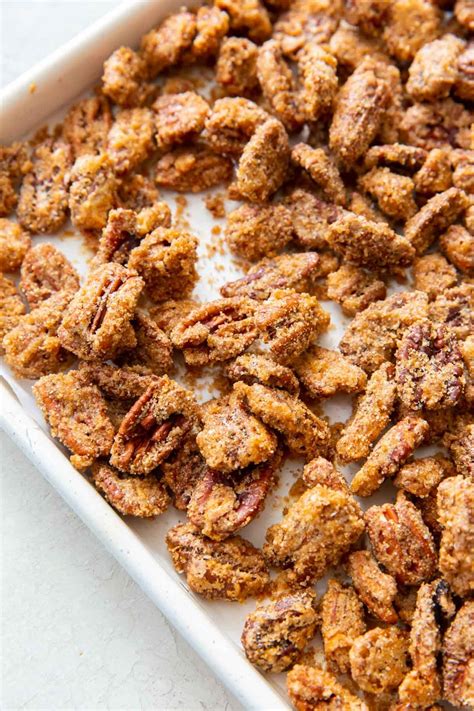 This Easy Candied Pecans Recipe Makes The Best Sweet Salty Candied Pecans With Crunchy Cinnamon