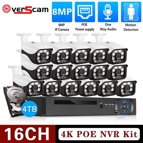 Ch K Cctv Poe Nvr Mp Ai Ip