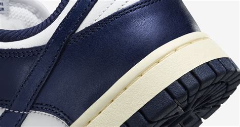 Womens Dunk Low Midnight Navy And White Fn Release Date