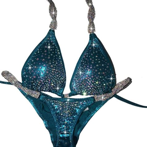 Buy Competition Bikini Suit Crystal Bikini Clustered Ab Rhinestones NPC Bikini Competitions