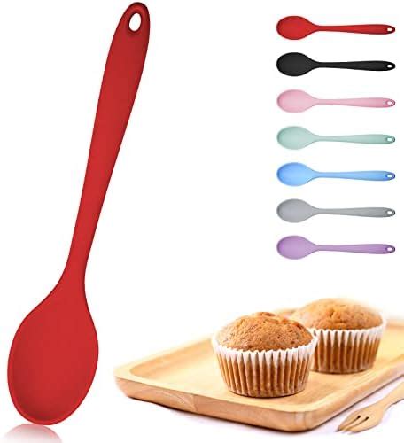 Amazon 4 Pcs Large Silicone Spoons For Cooking Nonstick Heat