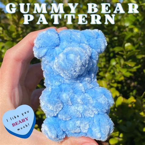 Gummy Bear Crochet Pattern Etsy