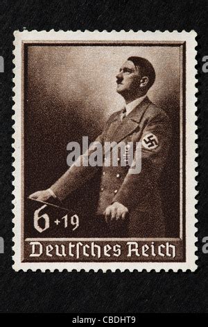 Post Briefmarke Adolf Hitler Grossdeutsches Reich Protektorat