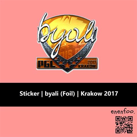 Sticker Byali Foil Krakow Csgo Skins Knife Items Unapplied