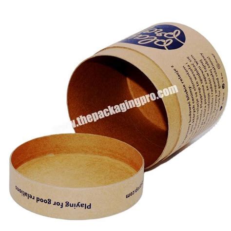 Eco Friendly Brown Kraft Paper Tube Spice Shaker Top Package Paper