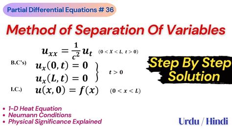 Solving 1 D Heat Equation A Comprehensive Guide With Neumann Conditions