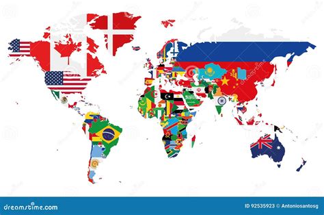 Flags Of All World Countries Royalty Free Stock Image Cartoondealer