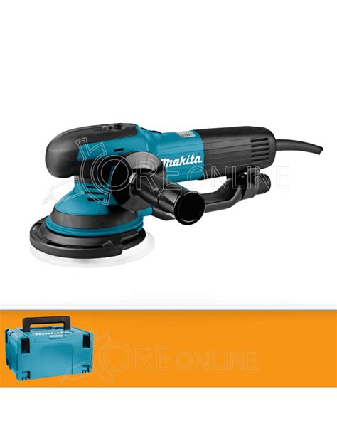 Bo6050j Makita Levigatrice Rotorbitale Da 150 Mm Con Base In Velcro