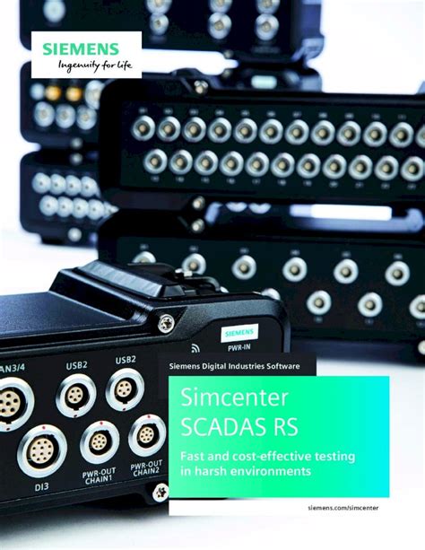 PDF Siemens Digital Industries Software Simcenter SCADAS RS DOKUMEN