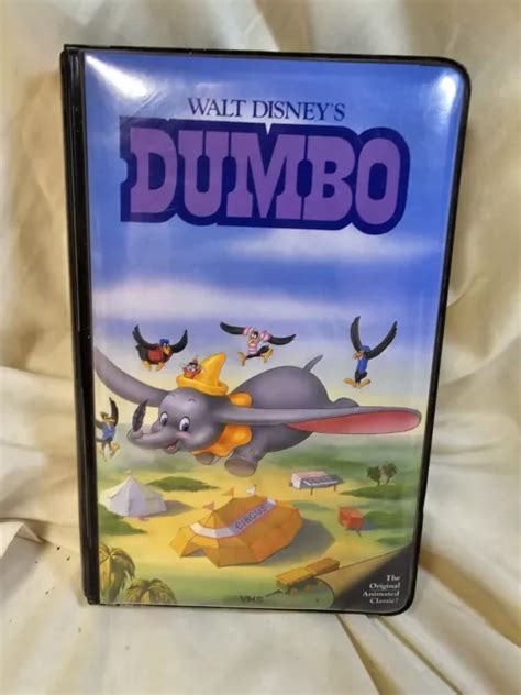 WALT DISNEYS DUMBO Black Diamond The Classics 1941 VHS Pink Label 17