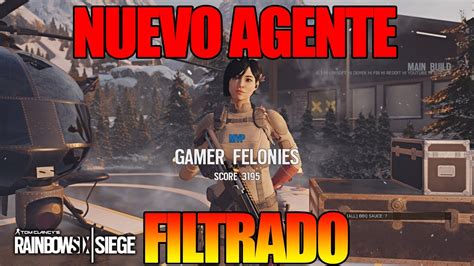 NUEVO AGENTE FILTRADO Y GAMEPLAY ROÑOSO RAINBOW SIX SIEGE YouTube