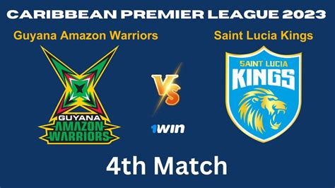 CPL Live 2023 Guyana Amazon Warriors Vs Saint Lucia Kings GUY Vs