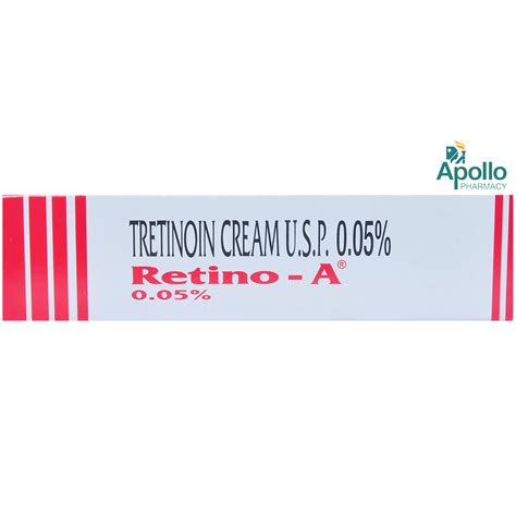 Retino A 0 5 Cream 20 Gm Price Uses Side Effects Composition