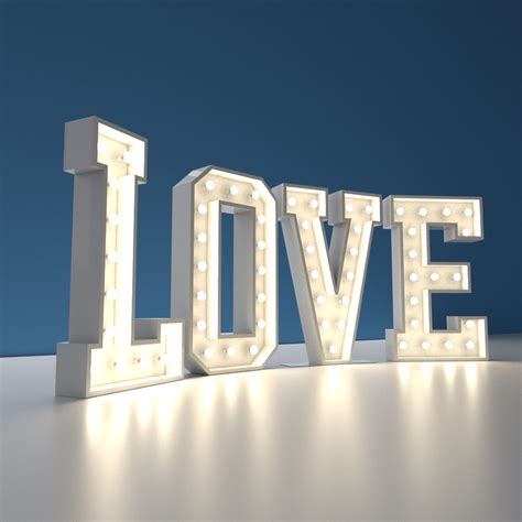 Big I Love You Sign 3d Acrylic Marquee Letters China 3d Acrylic