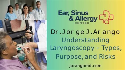 Ppt Dr Jorge J Arango Understanding Laryngoscopy Types Purpose And Risks Powerpoint