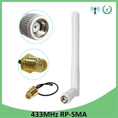 Mhz Antenna Dbi Lora Cm Mhz Rp Sma Connector Rubber M