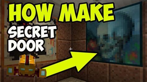 MINECRAFT How to Make a Secret Painting Door (2024) - YouTube