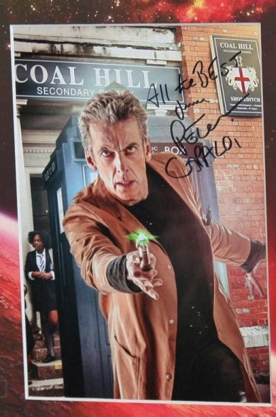 Peter Capaldi Signd 12 X 8 Photo Autograph Loft