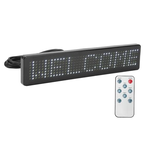 LED Matrix Panel Remote Control Programmable Scrolling LED Sign for ...