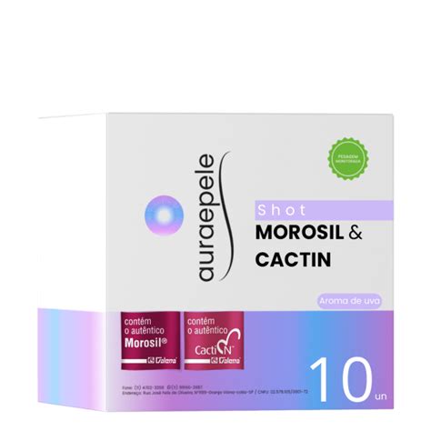 SHOT MOROSIL 500mg CACTIN 5g 10 UNIDADES AUXILIA NA PERDA DE PESO